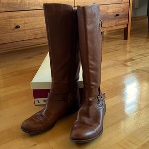 Naturalizer Joan Riding Boots, “Banana Bread” Color, Women’s Size 11